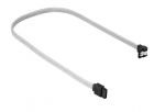 Sharkoon SATA III Kabel kątowy biały - 45 cm