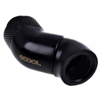 Alphacool Eiszapfen 90&deg; angle adapter 1/4", black - 17250
