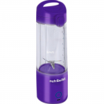 Nutribullet Portable Blender NBP003PU (purple, battery-operated, 0.475 liters)