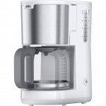 Braun PurShine KF 1500, filter machine white/stainless steel