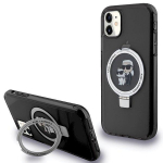 Karl Lagerfeld KLHMN61HMRSKCK Ring Stand Karl&Choupettte Ma Hardcase for iPhone 11/Xr 6.1" / black