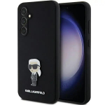 Karl Lagerfeld KLHCS23FEMHKNPK Ikonik Metal Pin maciņ&scaron; telefonam Samsung Galaxy S23 FE melns