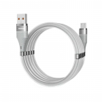 Dudao L1xsM datu pārraides un uzlādes vads | USB-A uz Micro USB | 25W | 1m | pelēks