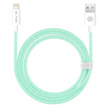 Blavec Candy datu pārraides un uzlādes vads | USB-A uz Lightning | 12W | 2m | zaļ&scaron;