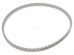 Timing belt | AT10 | W: 10mm | H: 5mm | Lw: 600mm | Tooth height: 2.5mm