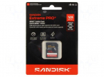Memory card | SDXC | 128GB | Extreme Pro | UHS I U3 V30 | R: 250MB/s