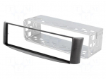 Radio mounting frame | Smart | 1 DIN | grey