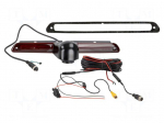 Rear view camera | 115&deg; | black,red | 12VDC | camera | Mercedes,VW