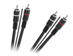 TV, SAT, HDMI, DVI kaablid ja tarvikud // HDMI, DVI, AUDIO &uuml;henduskaablid ja tarvikud // Kabel 2 x RCA - 2 x RCA z żyłą sterującą