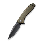 N&oacute;ż CIVIVI Baklash 9Cr18MoV Green Micarta Coarse