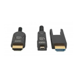 HDMI kaabel Manhattan MANHATTAN LWL pistik-pistik/MicroHDMI St 4K@60Hz 20m