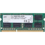 M&auml;lu s&uuml;learvutile G.Skill SODIMM, DDR3L, 4 GB, 1600 MHz, CL9 (F3-1600C9S-4GSL)