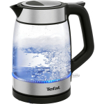 Tefal KI6058 glass (transparent/silver, 2,200 watts, 1.7 liters)