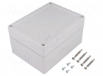 Enclosure: multipurpose | X: 122mm | Y: 162mm | Z: 90mm | TG ABS | ABS