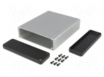 Enclosure: with panel | 1455 | X: 103mm | Y: 120mm | Z: 30mm | aluminium