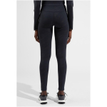 Legginsy damskie Odlo Tights ZEROWEIGHT PRINT REFLECTIVE czarne   S