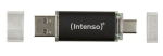 Intenso Twist Line USB flash drive 512 GB USB Type-A / USB Type-C 3.2 Gen 1 (3.1 Gen 1) Anthracite