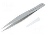 Tweezers | 120mm | Blades: straight | Blade tip shape: sharp