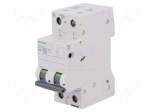 Circuit breaker | 400VAC | Inom: 20A | Poles: 2 | DIN | Charact: C | 6kA