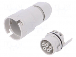 Connector: AC supply | screw terminal | female | 9&divide;12mm | 1&divide;2.5mm2