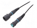 Connector: fiber optic | patchcord | PIN: 2 | multi mode duplex (MM)