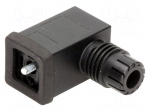 Connector: valve connector | plug | form C | 8mm | female | PIN: 3 | mPm