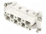 Connector: HDC | contact insert | female | S-HSB | PIN: 6 | 6+PE | 35A