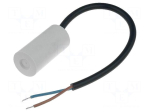 Capacitor: motors, run | 60uF | 450V | &Oslash;50x119mm | -25&divide;70&deg;C | &plusmn;10% | V: 3
