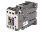 Contactor: 3-pole | NO x3 | Auxiliary contacts: NO + NC | 24VDC | 22A
