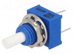 Potentiometer: shaft | single turn | 2k&Omega; | &plusmn;20% | 0.25W | linear | 3.18mm