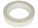Tape: electrical insulating | W: 25mm | L: 33m | Thk: 0.18mm | white