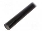 Mount.elem: rod | &Oslash;: 10mm | L: 500mm | black | Length tolerance: 0 | +1mm