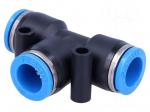 Push-in fitting | straight,T-tap splitter | -0.95&divide;6bar | Mat: PBT