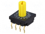 Encoding switch | HEX/BCD | Pos: 16 | THT | Rcont max: 100m&Omega; | 10x10x4mm
