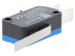 Microswitch SNAP ACTION | 10A/250VAC | 0.3A/220VDC | with lever