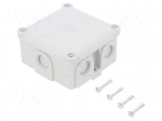 Enclosure: junction box | X: 91mm | Y: 91mm | Z: 51mm | duroplast | IP54