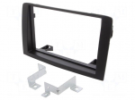 Radio frame | Fiat,Lancia | 2 DIN | black