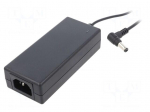 Power supply: switching | 48VDC | 1.5A | Out: 5,5/2,5 | 70W | 80&divide;264VAC
