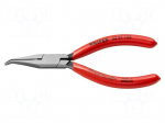Pliers | curved,elongated | 135mm