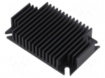 Heatsink: extruded | grilled | TO218,TO220 | black | L: 36.8mm | 2.1&deg;C/W