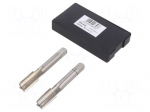 Tap | M12 | 1.5 | L: 70mm | Holder: hand | 7mm | Thread: fine thread | 2pcs.