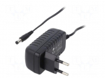 Power supply: switching | mains,plug-in | 9VDC | 1A | 9W | Out: 5,5/2,1