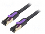 Patch cord | U/FTP | Cat: 7 | RJ45 plug,both sides | stranded | Cu | 8m