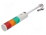 Signalling column | red/amber/green | LED | 24VDC | IP54 | QTG60 | ABS