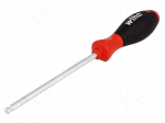Screwdriver: standard | hex key,spherical | HEX 6mm | SoftFinish&reg;