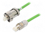 Cable: servo drive | Standard: Siemens | chainflex | 5m | harnessed
