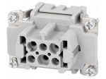 Connector: HDC | contact insert | female | 16A | 500V | Han E&reg; | PIN: 6