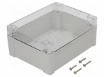 Enclosure: multipurpose | X: 190mm | Y: 240mm | Z: 105mm | ZP | ABS | IP67