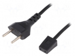 Wire: for fan supplying | Plug: straight | 1.86m