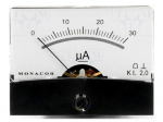 Ammeter | on panel | I DC: 0&divide;30uA | Class: 2 | Int.resist: 6.5k&Omega;